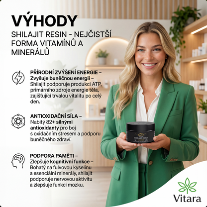 Čistý himálajský shilajit – pryskyřice 30 g